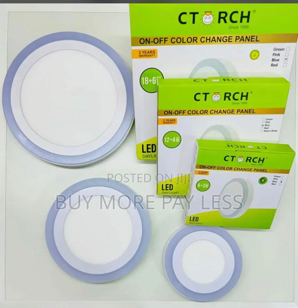 24watts Ctouch Led Panel Lights White and Multi Colored