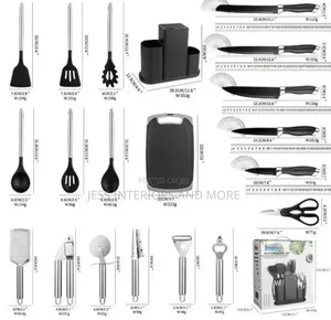 20-Piece Silicone Kitchenware Set