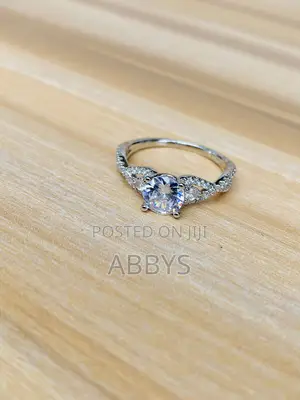 Novel Design Silver Promise Ring