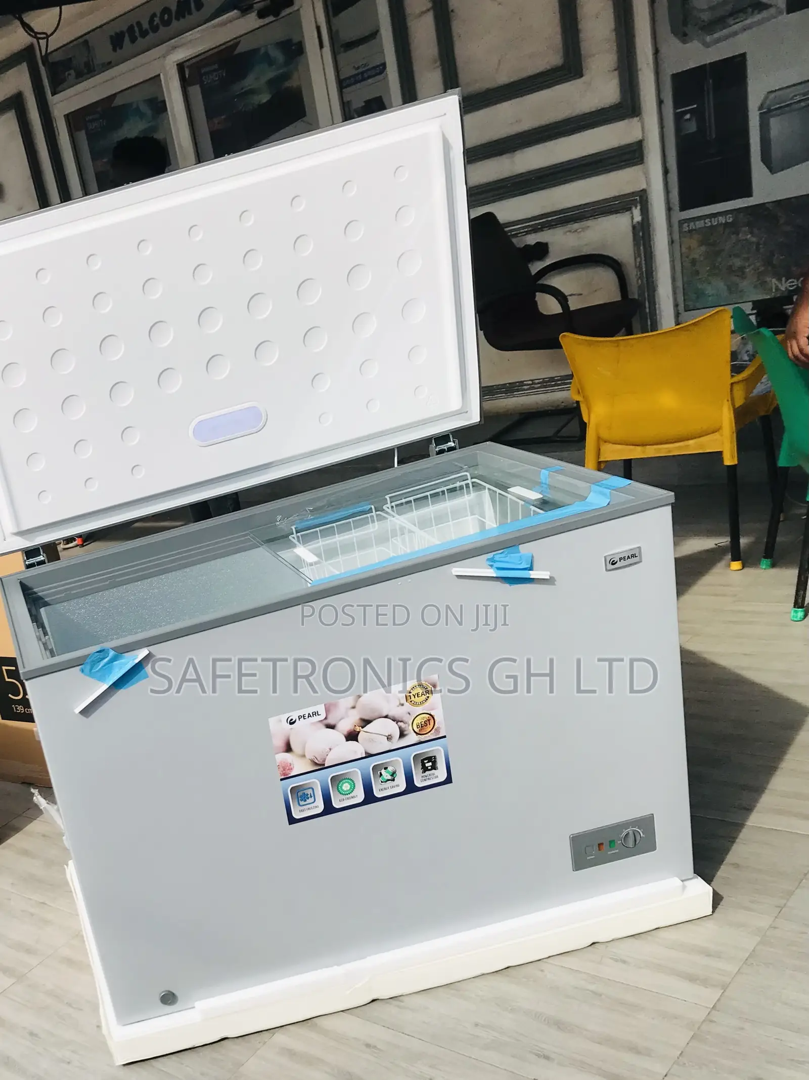 Pearl Eco Friendly PCF-380 1 Door Chestfreezer 316L