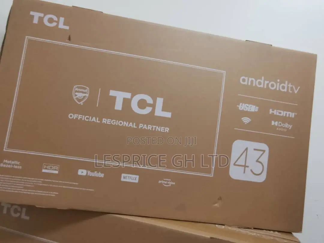 Screen Quality TCL 43” Android Smart Tv