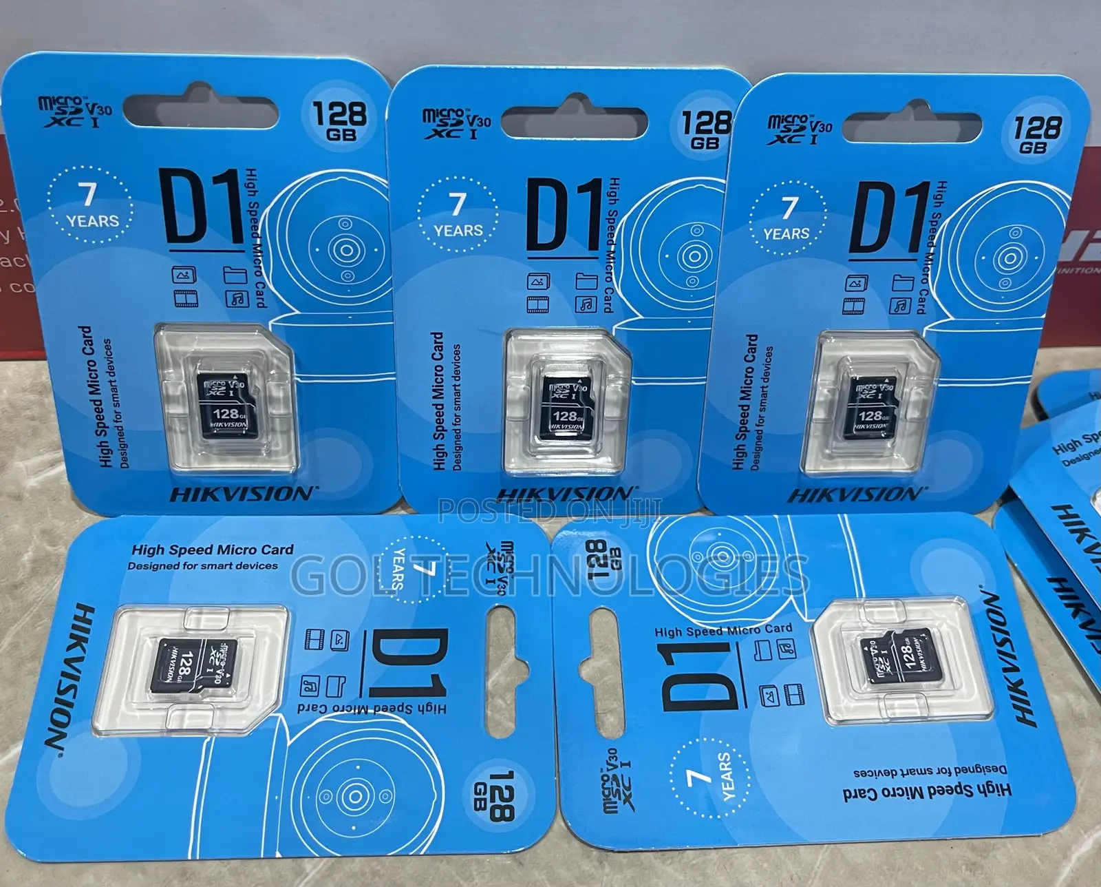 Hikvision HS-TF-D1 128GB Memory Card (Black) Micro SD Card