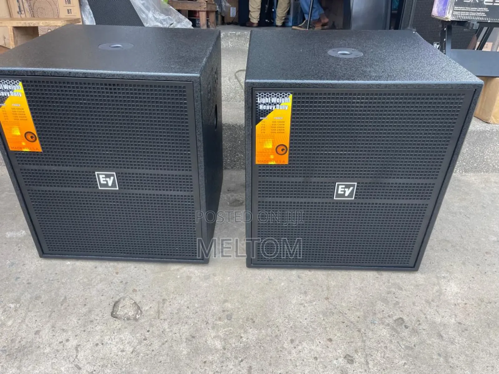 EV Single Bass Subwoofer Speaker