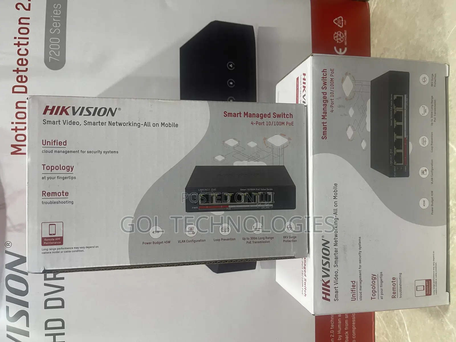 Hikvision Ds-3e1105p-Ei/M 4port Smart Managed Poe Switch