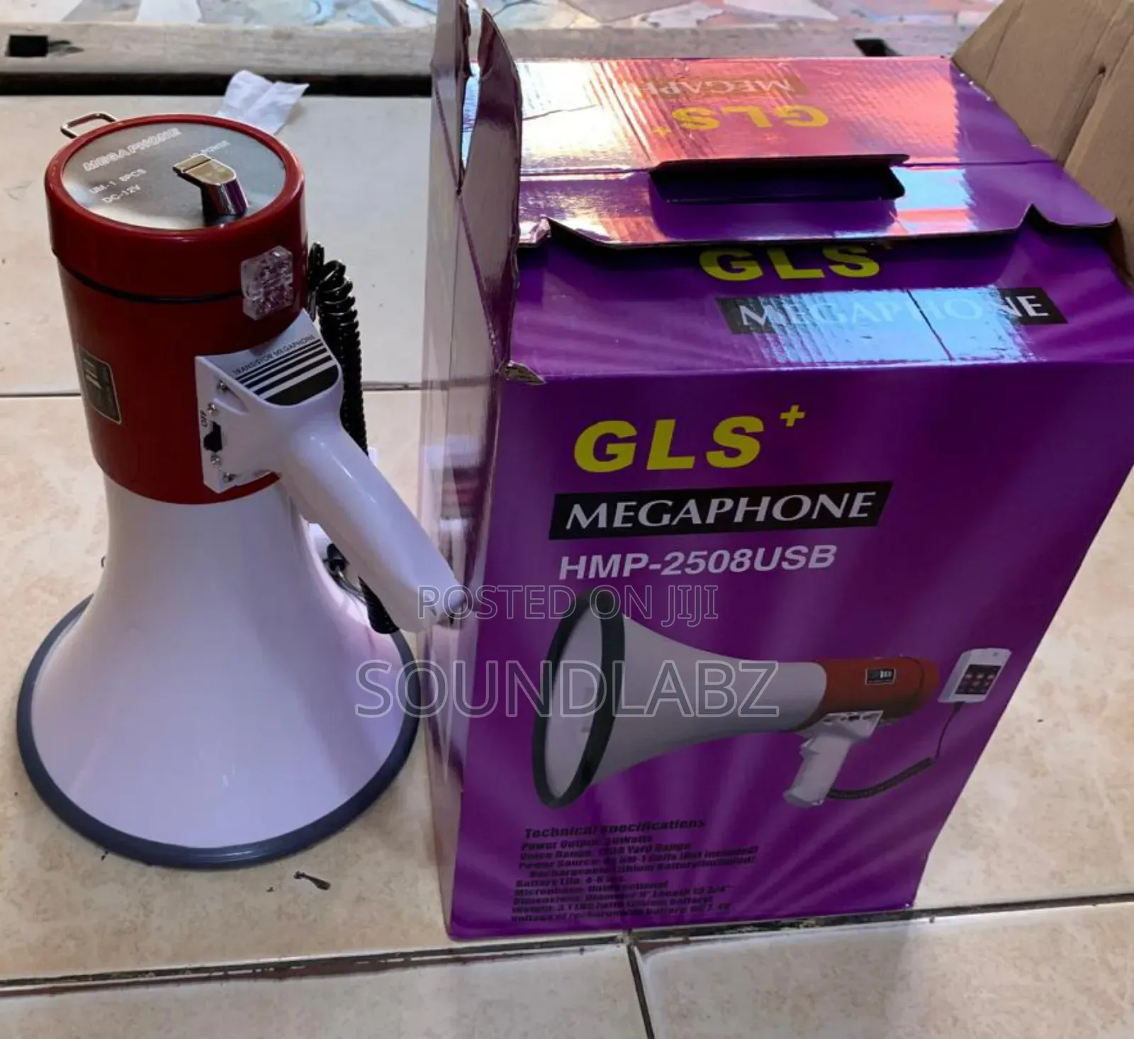 GLS 50watt Rechargeable Megaphone