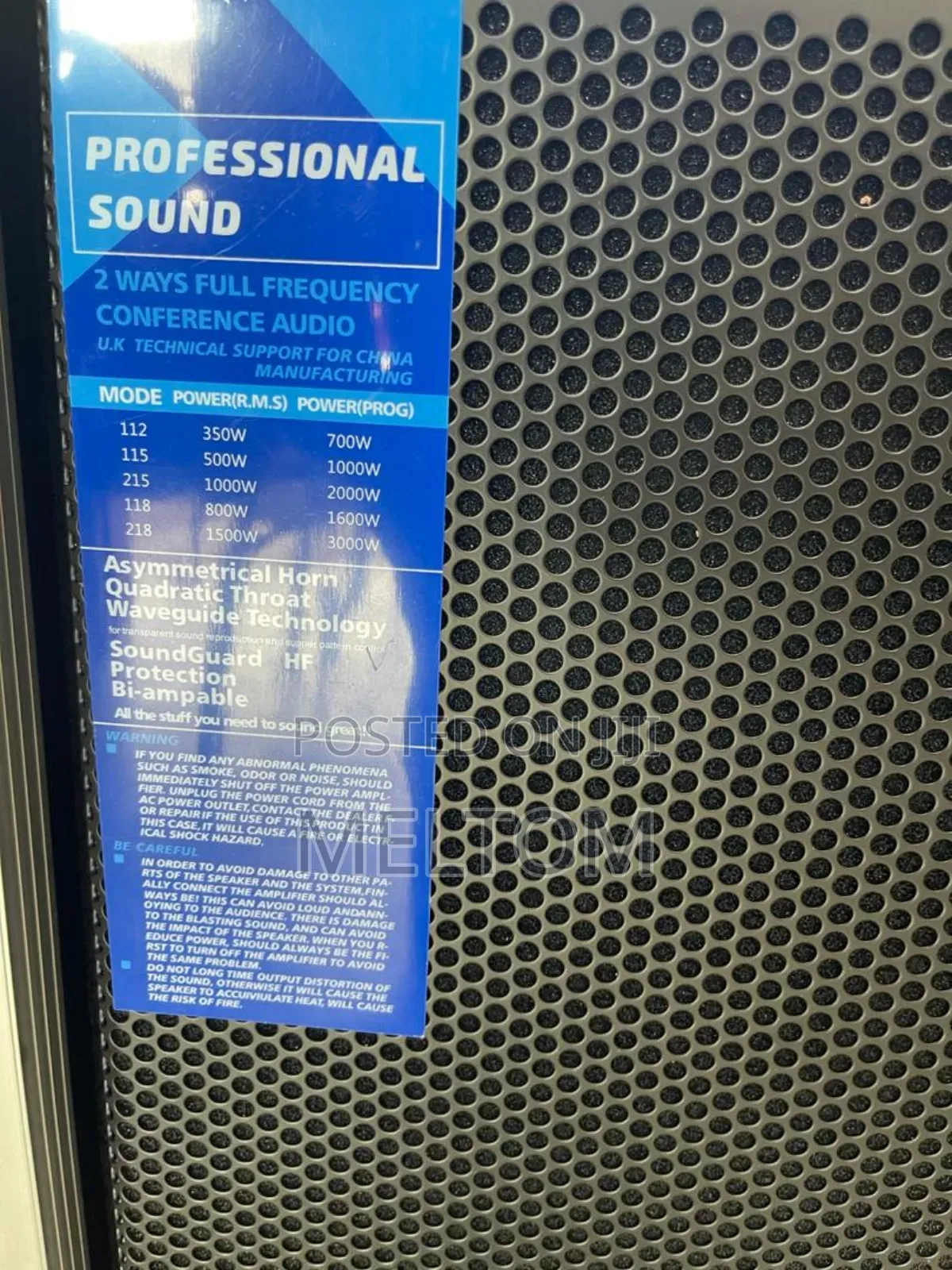 High Sound Single Bass Subwoofer Speaker