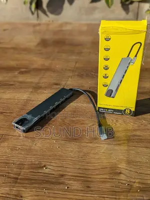 8 In 1 87w Type-c To Pd+Usb3.0x2+Sd+Tf+Hdmi+Rj45+Type-c Dock