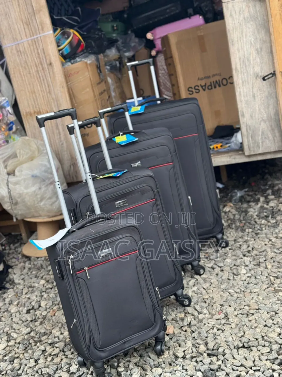 Four Set Extra Quality Compass Material Trolling Luggages