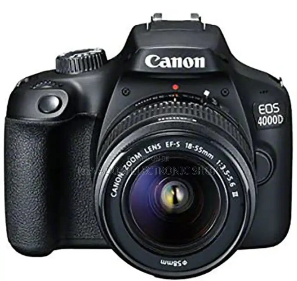 Canon EOS 4000D EF-S 18-55mm III Lens - Black