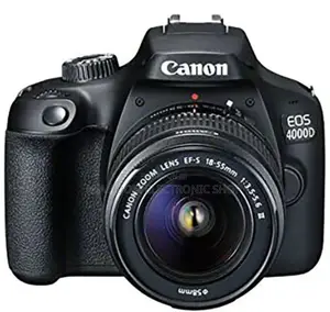 Canon EOS 4000D EF-S 18-55mm III Lens - Black