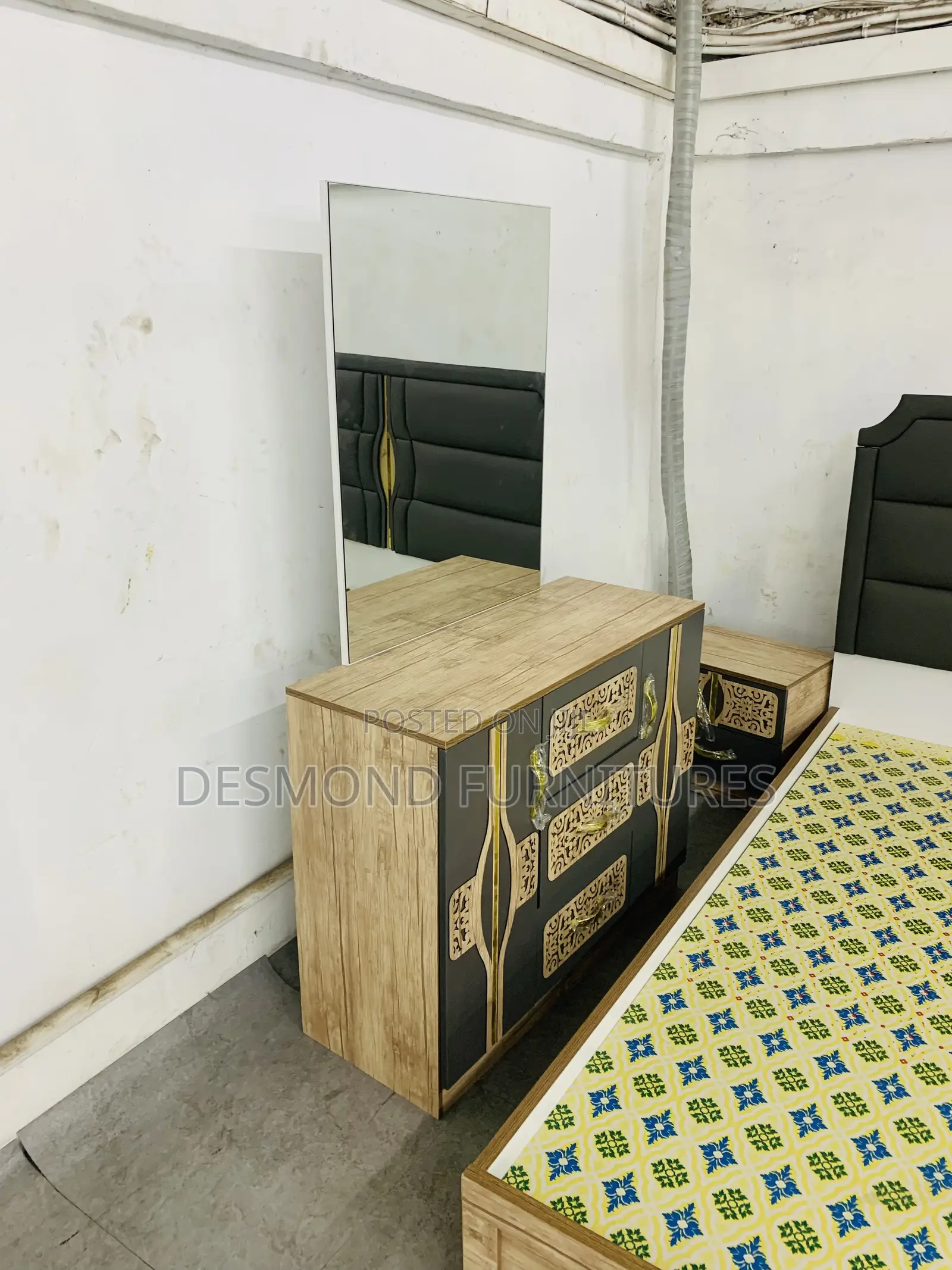 Bed Room Set, Wardrobe, Dresser, Bed