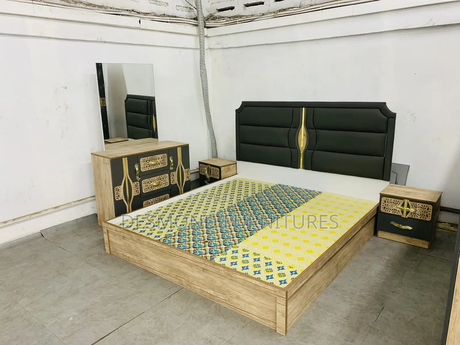 Bed Room Set, Wardrobe, Dresser, Bed