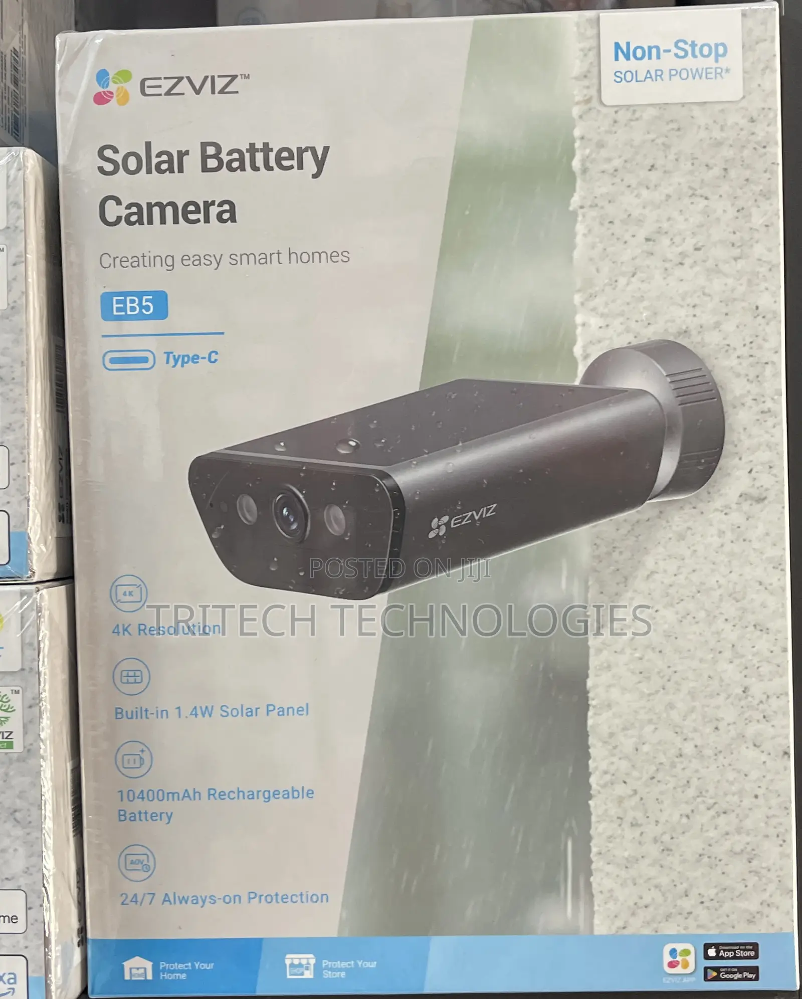 EZVIZ EB5 8MP Outdoor Wifi Smart Solar Camera