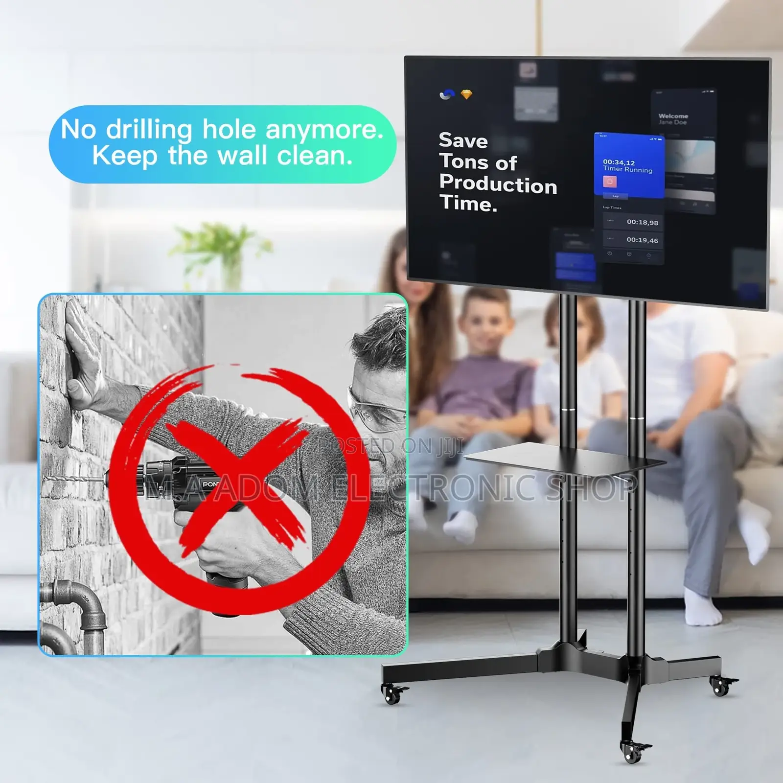 Tv Stand for Tv Mounting 33”-70”