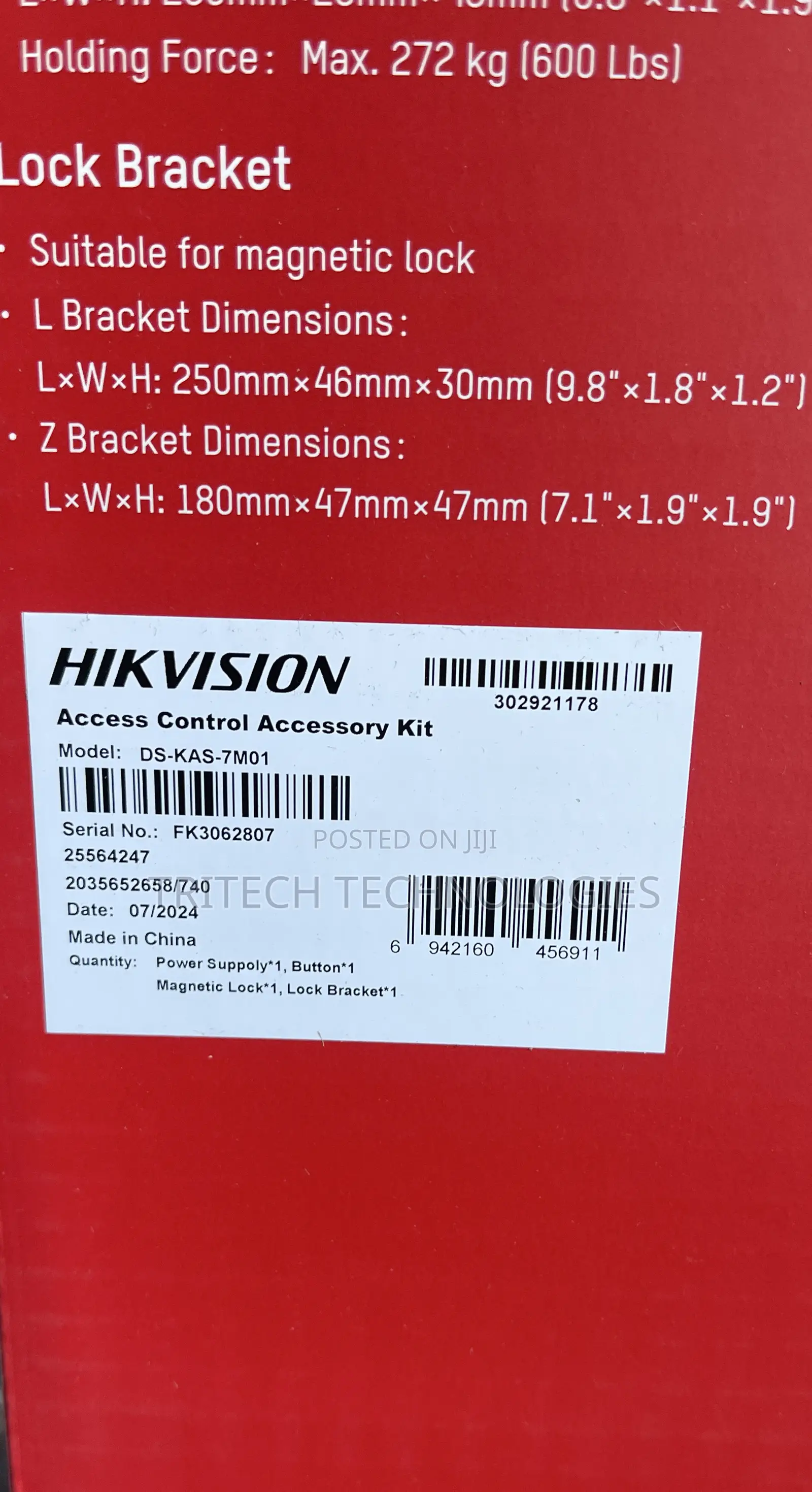 Hikvision Ds-Kas-7m01 Access Control Kit