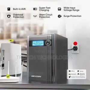 Hikvision Ups 2000va (2kva) LCD Display Built-in Avr