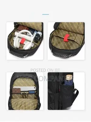 Waterproof Laptop Travel Tablet Leather Backpack School Bag