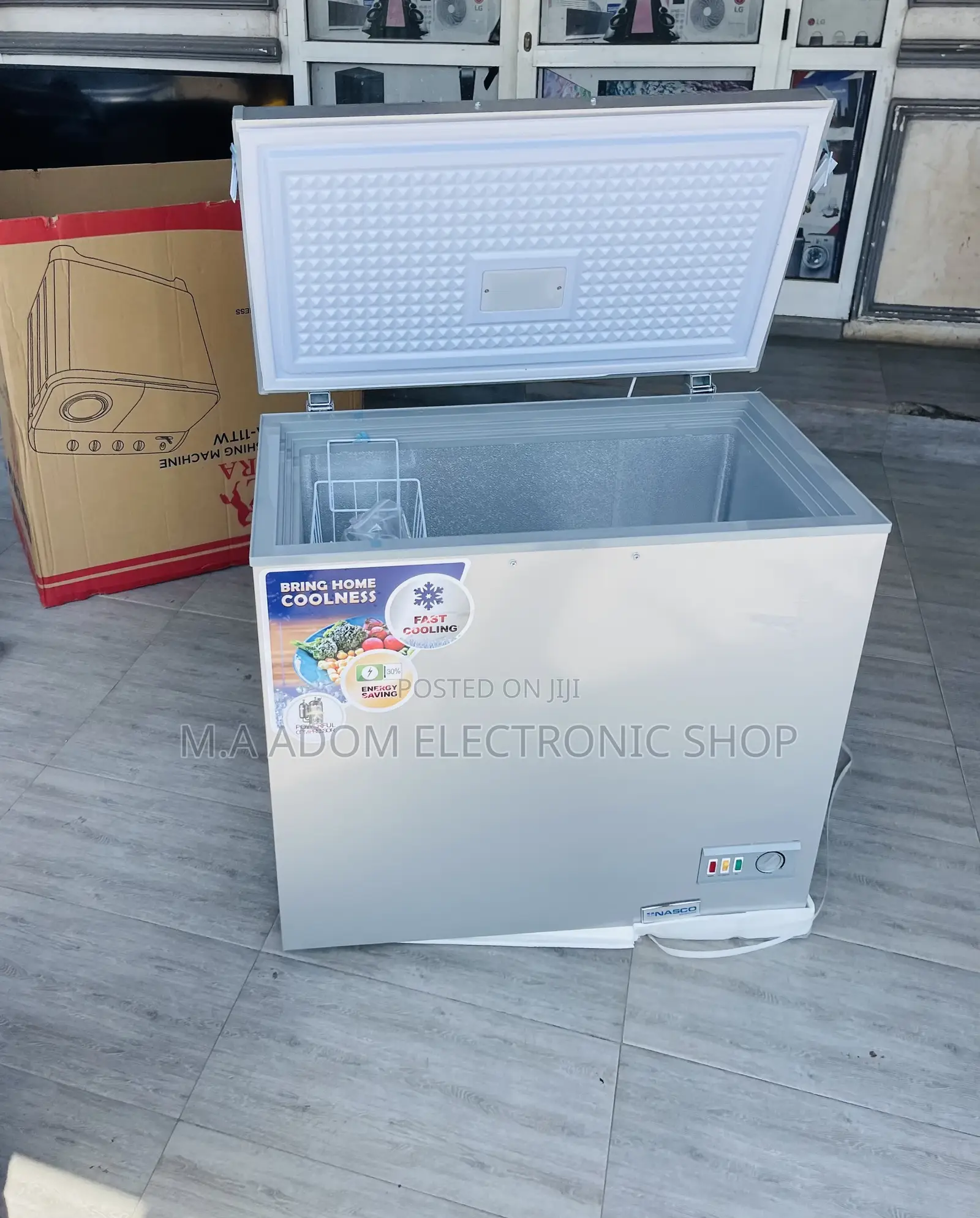 Classic Nasco 200L Nas-250fl Single Door Chest Freezer.