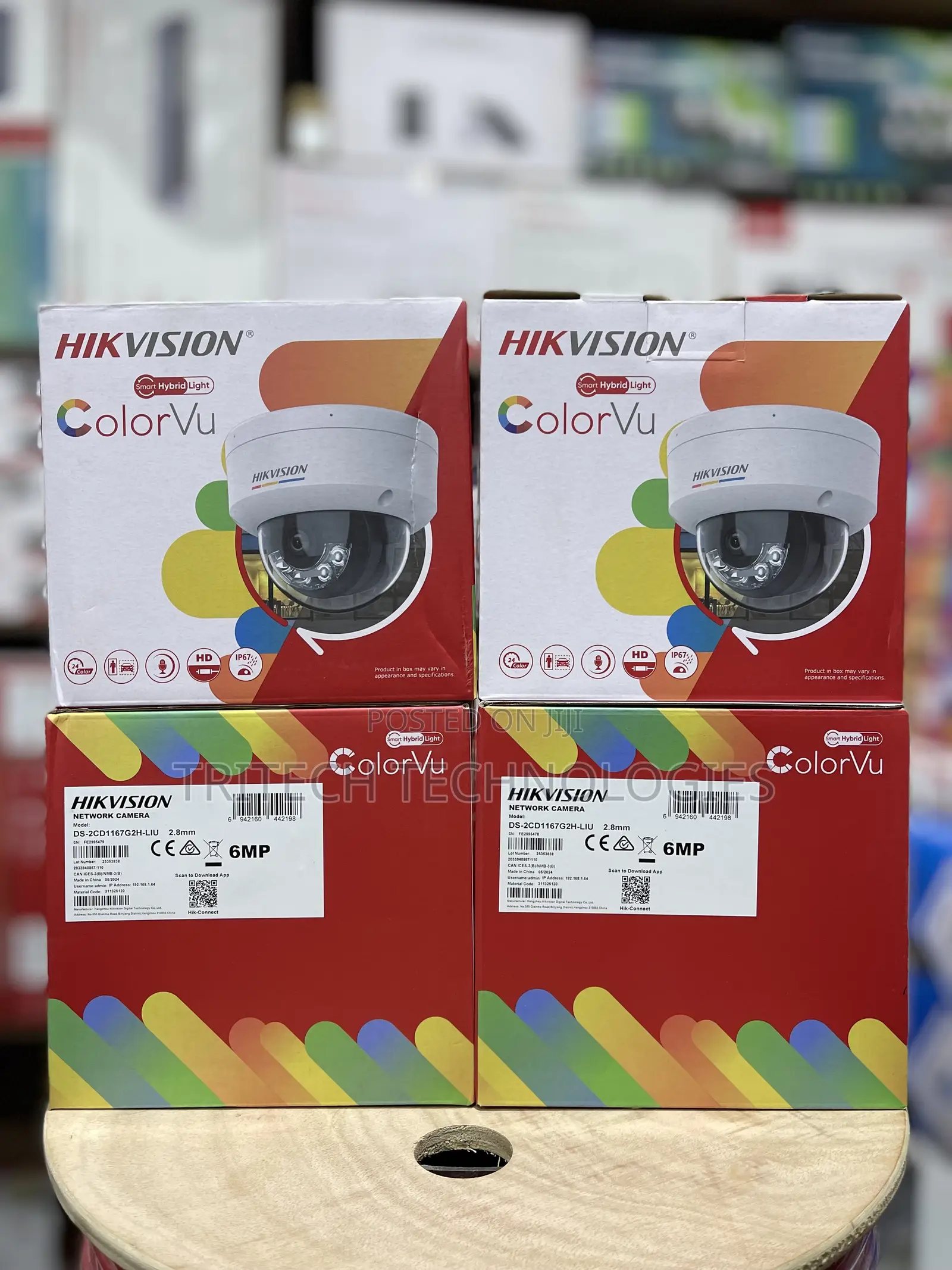 Hikvision Ds-2cd1167g2h-Liu 6mp Indoor Full Color With Sound