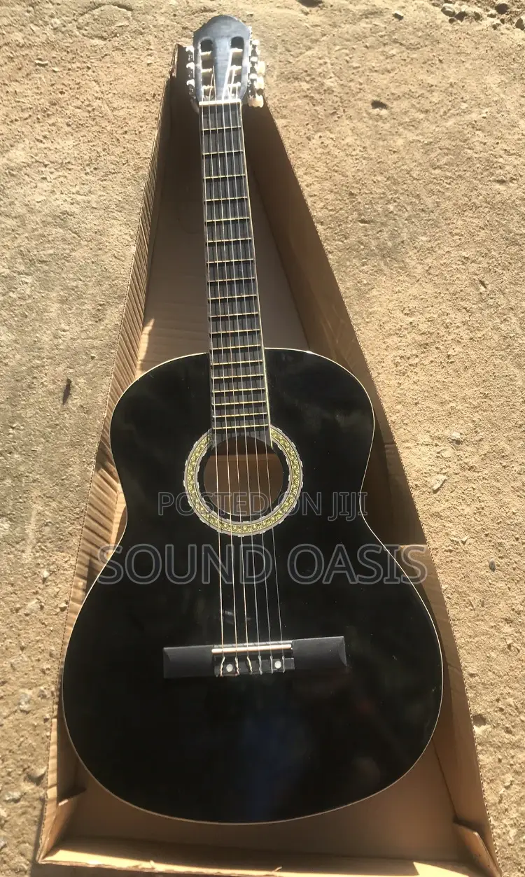 Black Acoustic Guitar