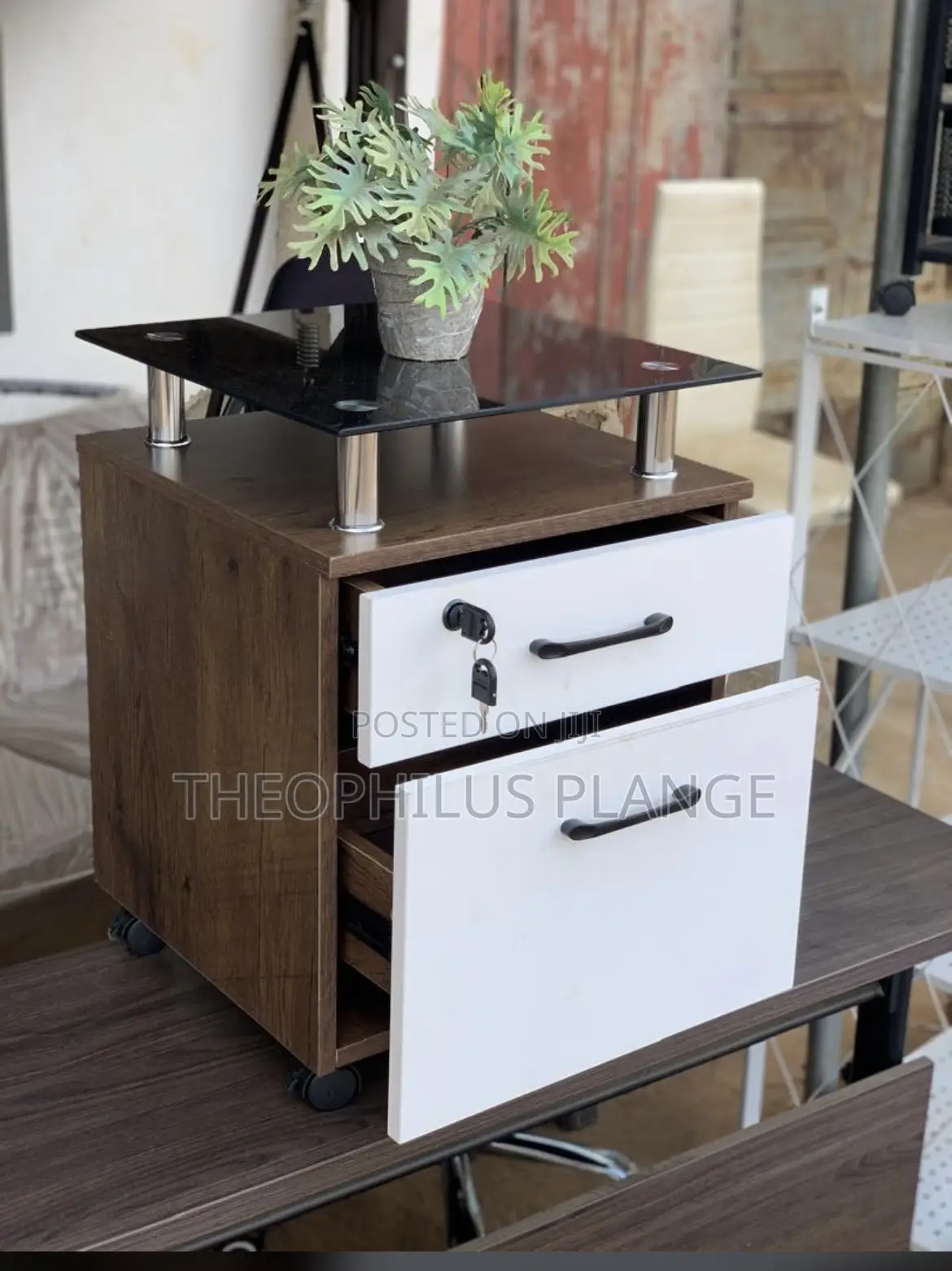 Bedside Drawer, Bedside Table With Glass Top. in Accra Metropolitan ...