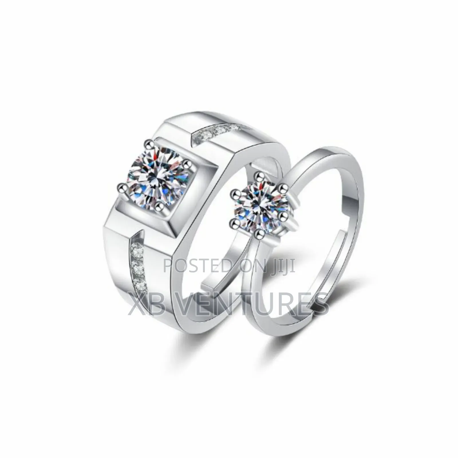 2pcs Engagement/Wedding Couple Rings Jewelry