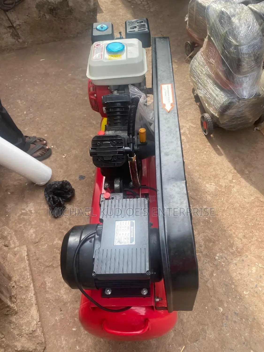 150l Air Compressor Machine Petrol Light