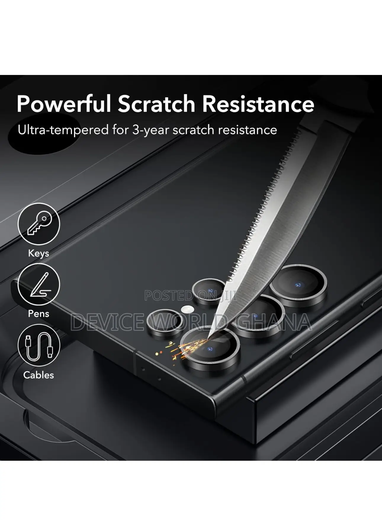 Camera Lens Protector (Rings) for Samsung S25ultra S24ultra S23u S22u