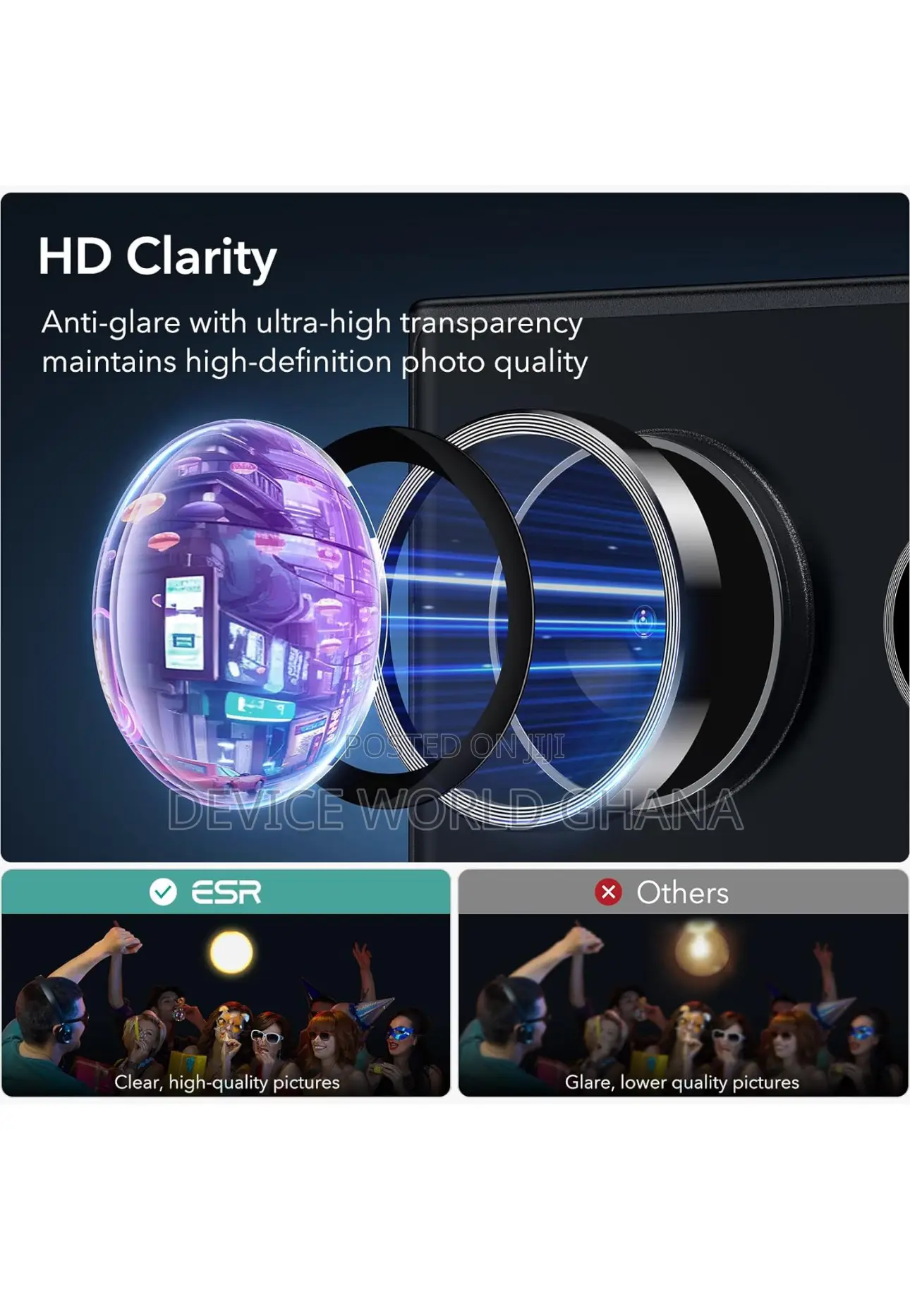 Camera Lens Protector (Rings) for Samsung S25ultra S24ultra S23u S22u