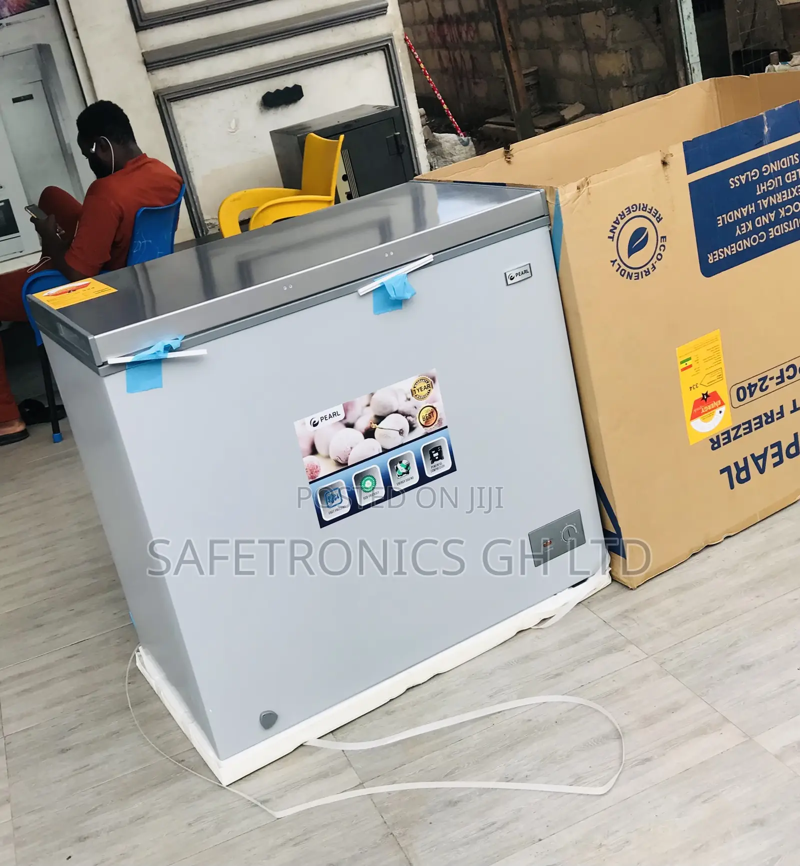 Available Gray Pearl 200L Singledoor PCF-240 Freezer