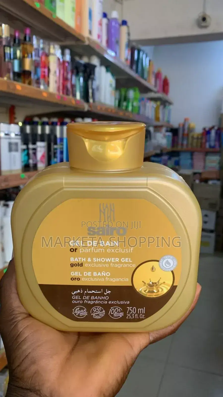 Sairo Shower Gel Gold Exclusive Fragrance 750ml