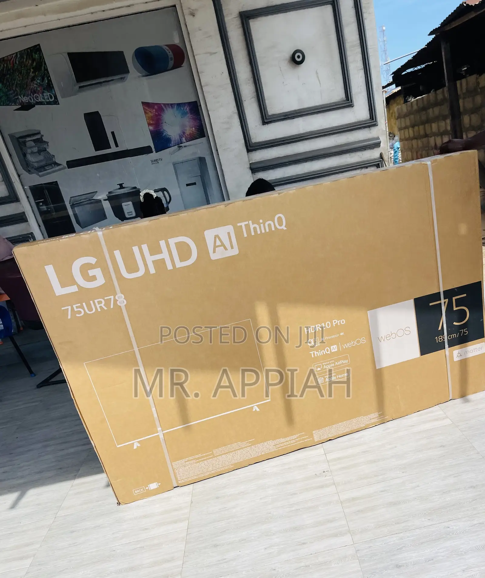 Order Unique Lg 75” Uhd Smart Electric Tv(75ur800).