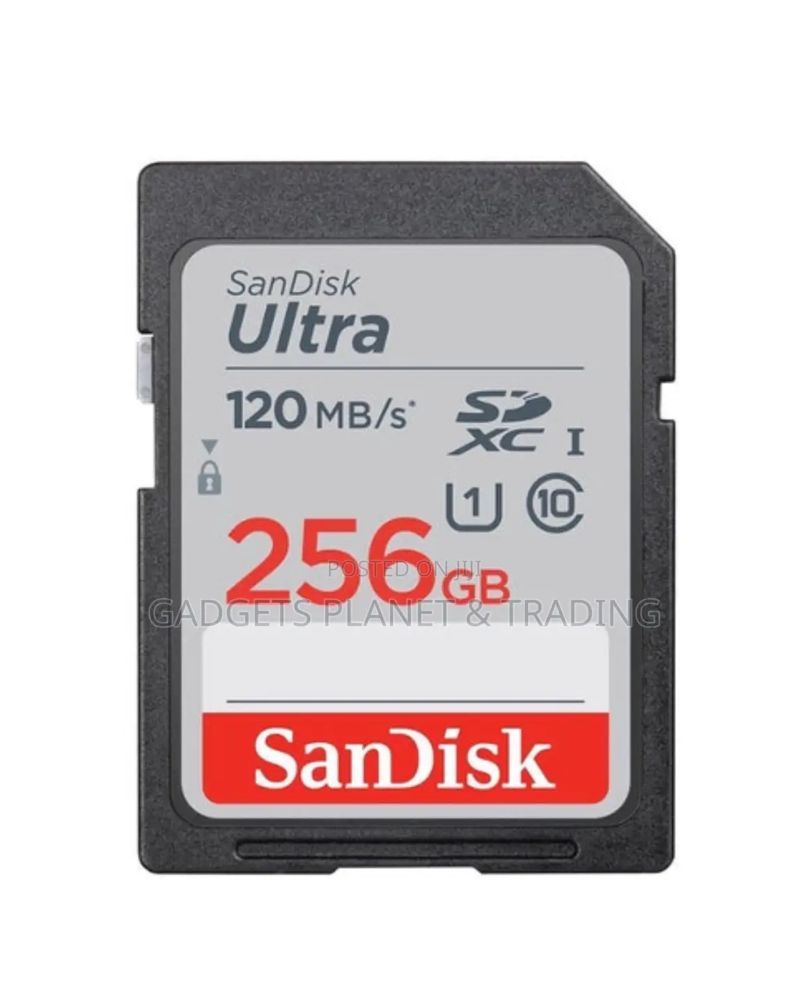 Sandisk 256gb Ultra 140mb/S Uhs-I SDXC Memory Card Class 10