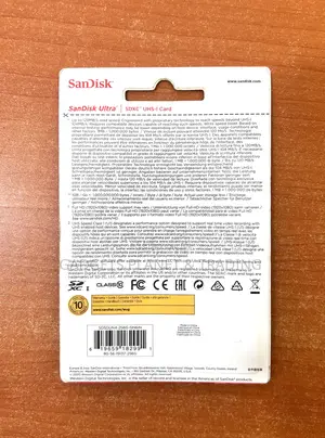 Sandisk 256gb Ultra 140mb/S Uhs-I SDXC Memory Card Class 10