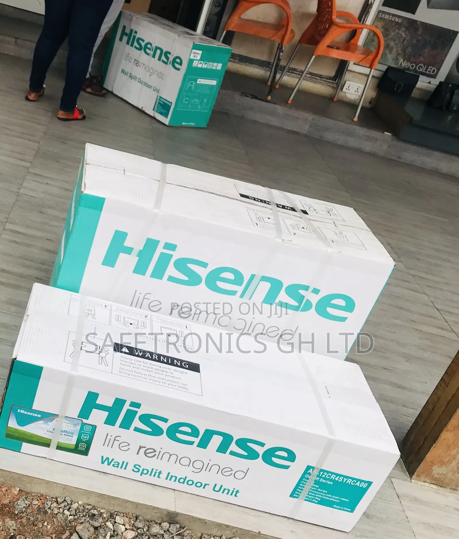 Massive and Fast White Hisense 1.5 Hp Split Type Ac