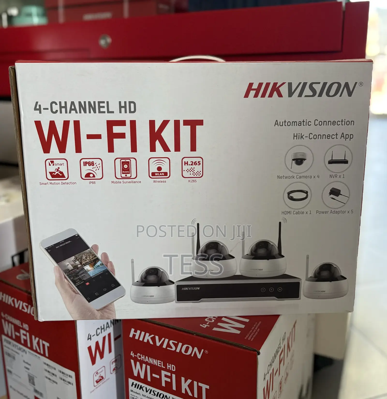 Hikvision Wifi Kit Dome 2MP With 1TB HDD NK42W1H-1T(WD) B