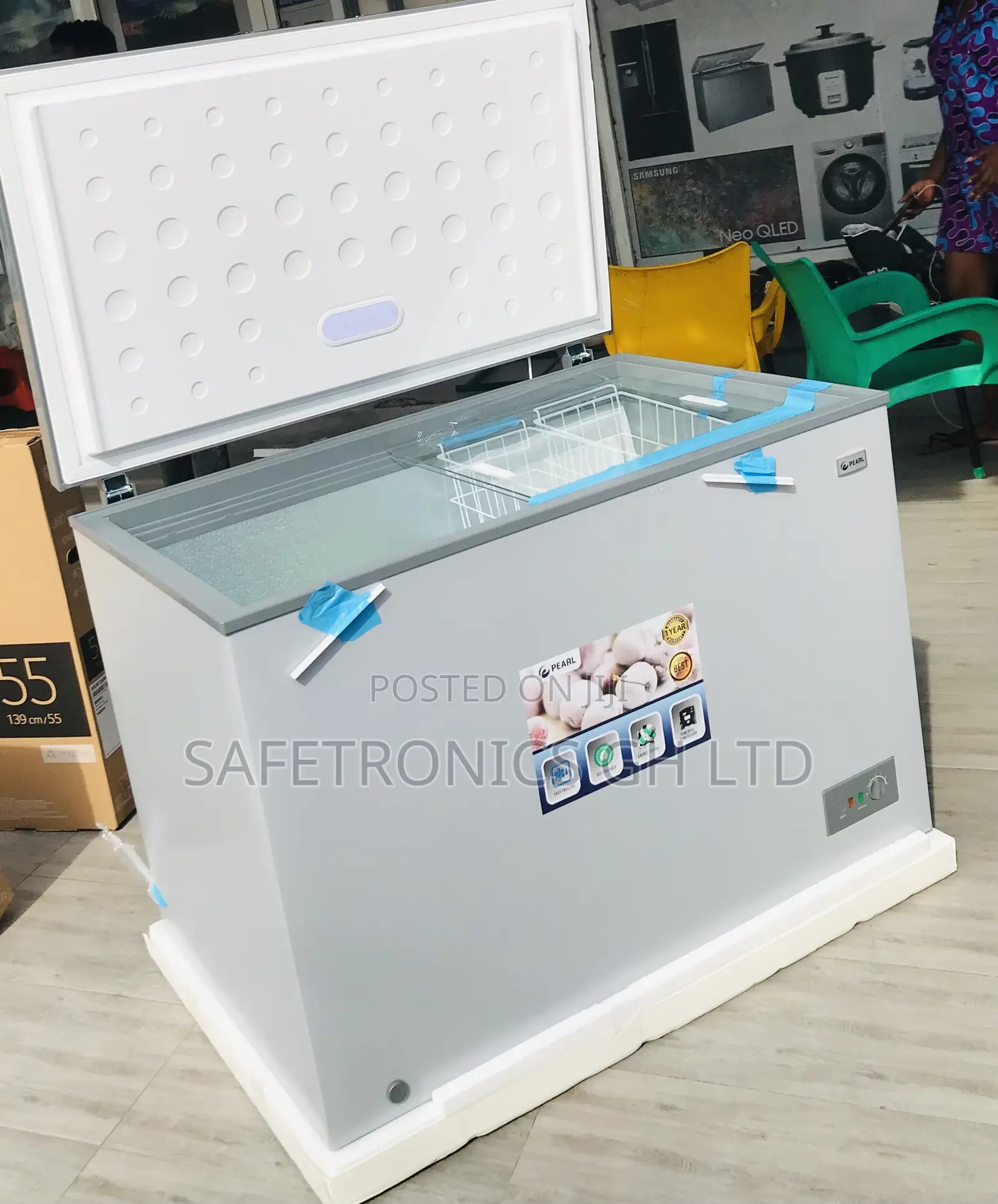Ensure Best 1 Door Pearl 251L PCF-290 Freezer Gray 
