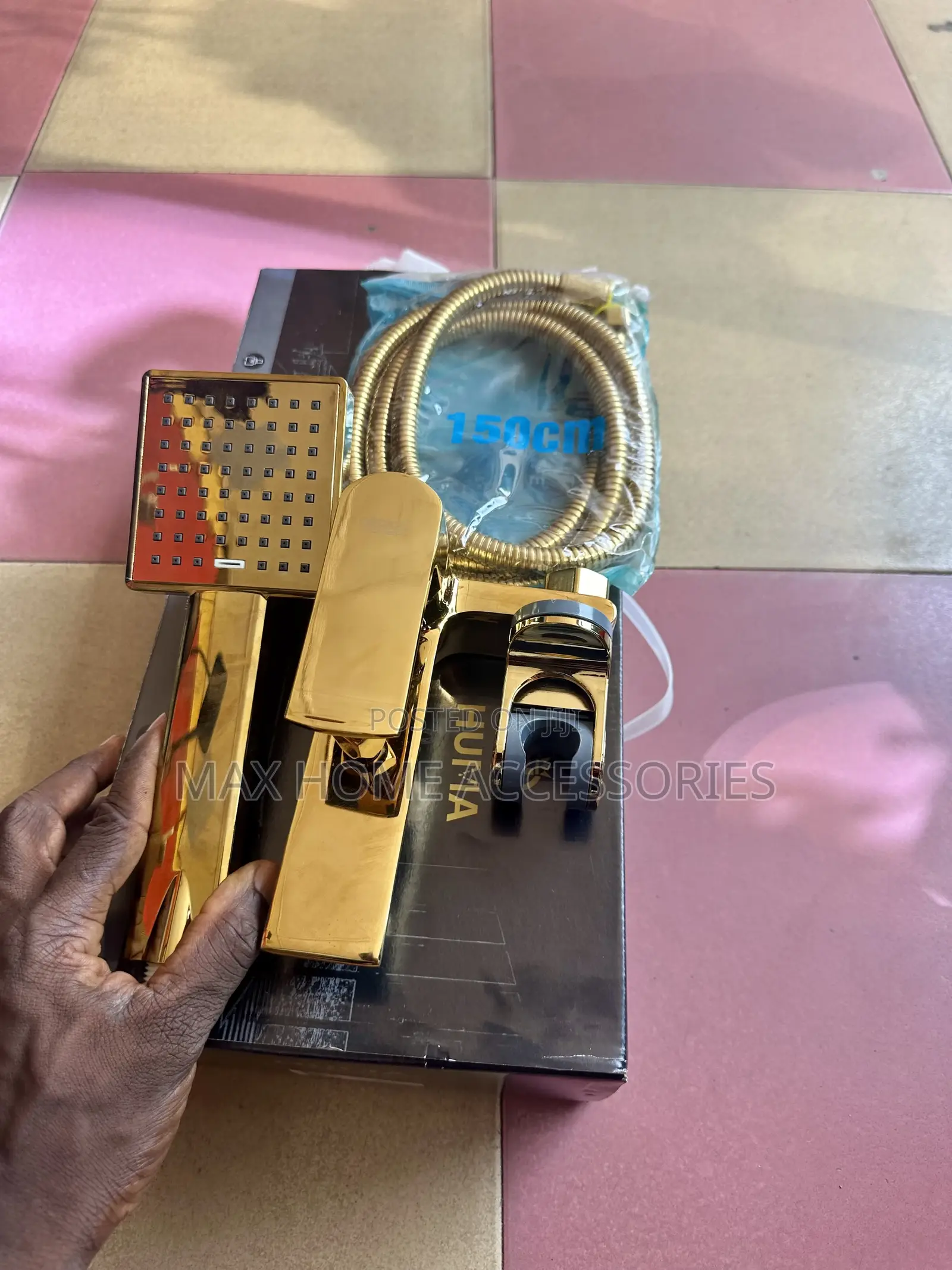 Gold Telephone Shower