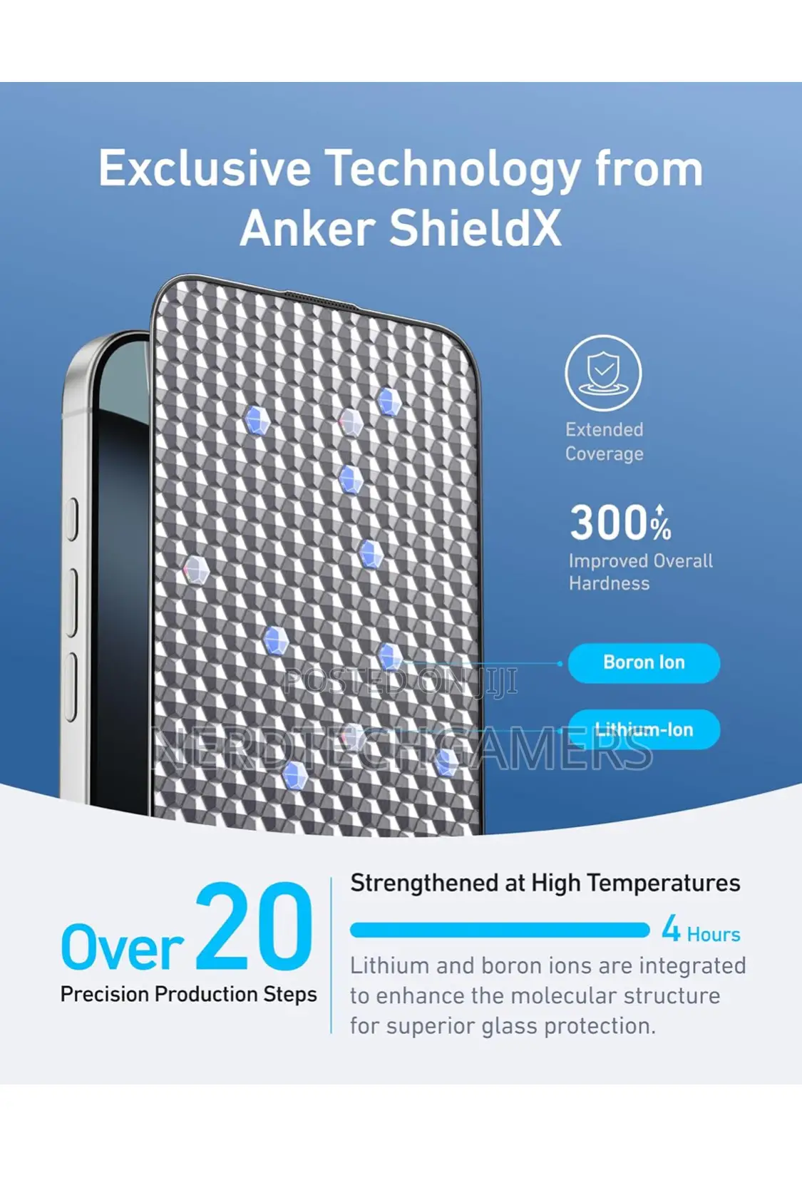 Anker Easy Fit HD Screen Protector, for iPhone 16 Pro Max
