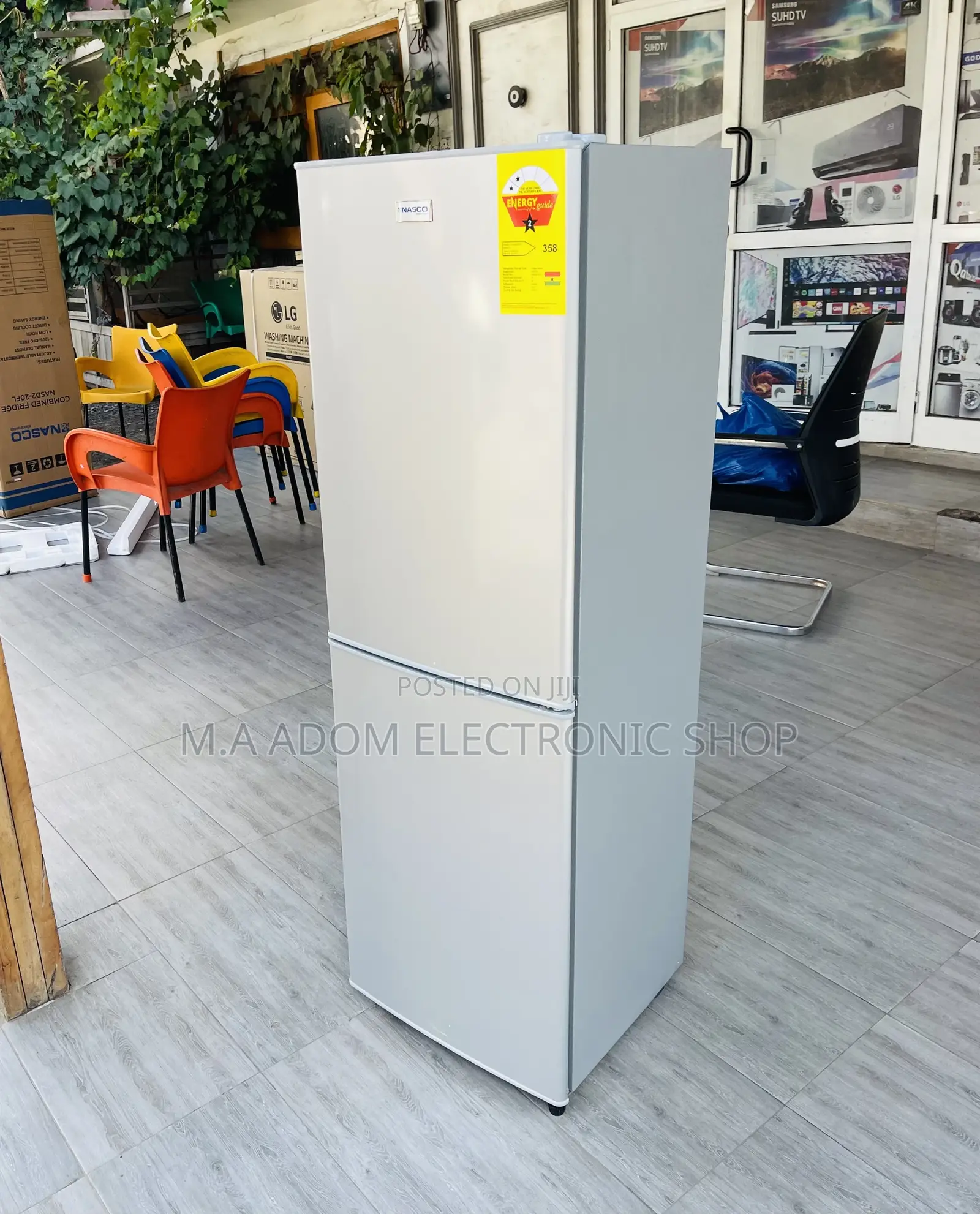 Classic Nasco Nasf2-20fl 2 Door Electric Fridge(Silver)158L