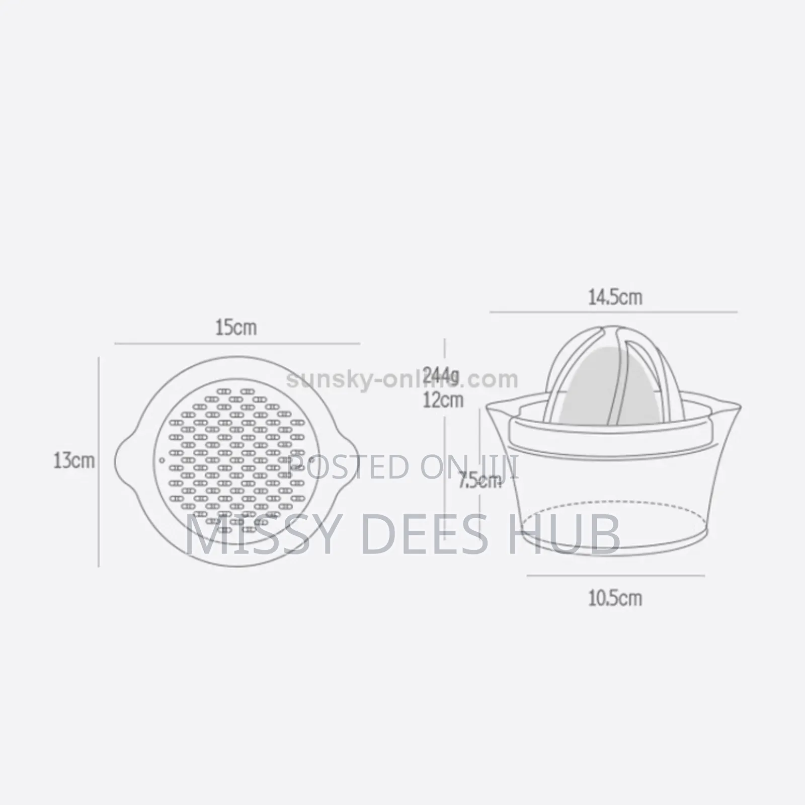 4in1 Plastic Juicer