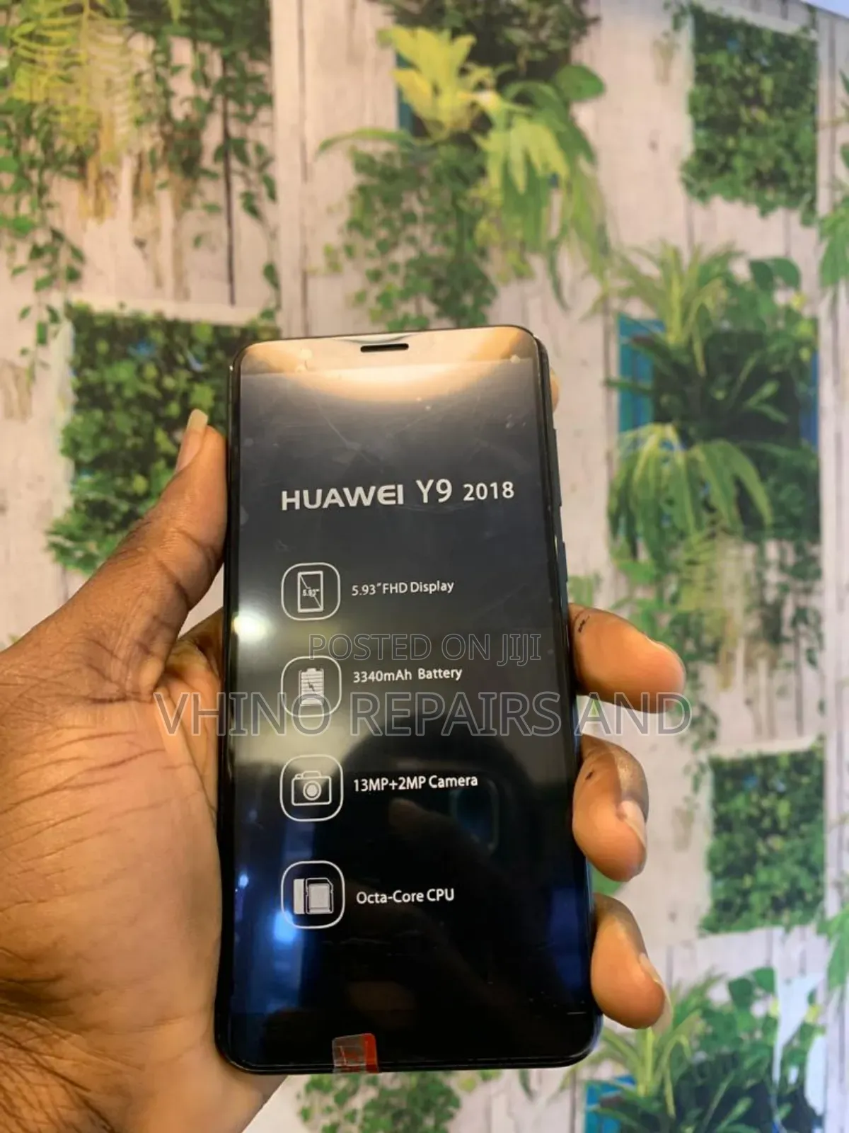 New Huawei Y9 2018 128 GB Black