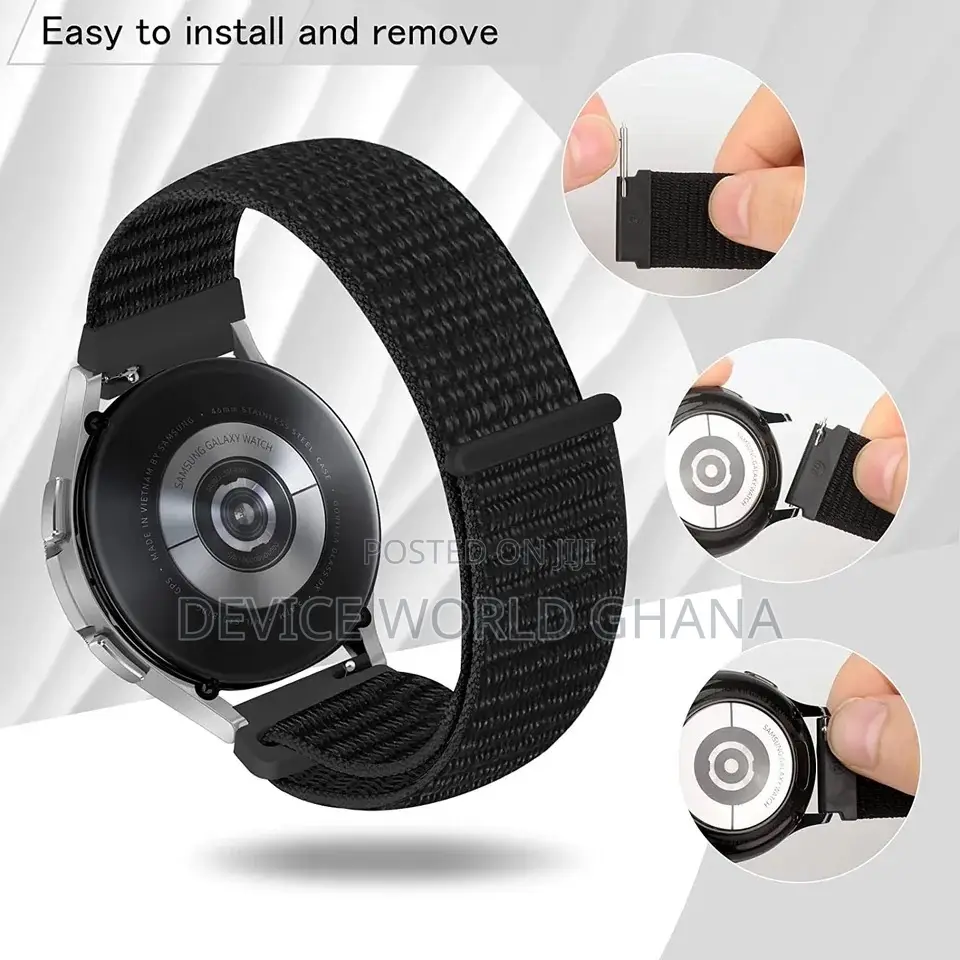 Nylon Crested Strap for Samsung Watch Huawei Oriamo Etc