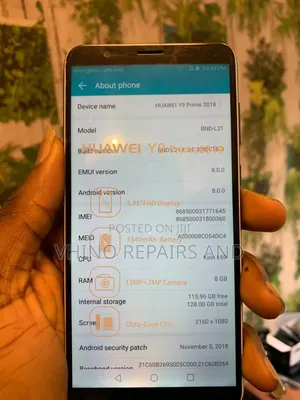 New Huawei P smart 64 GB Gold