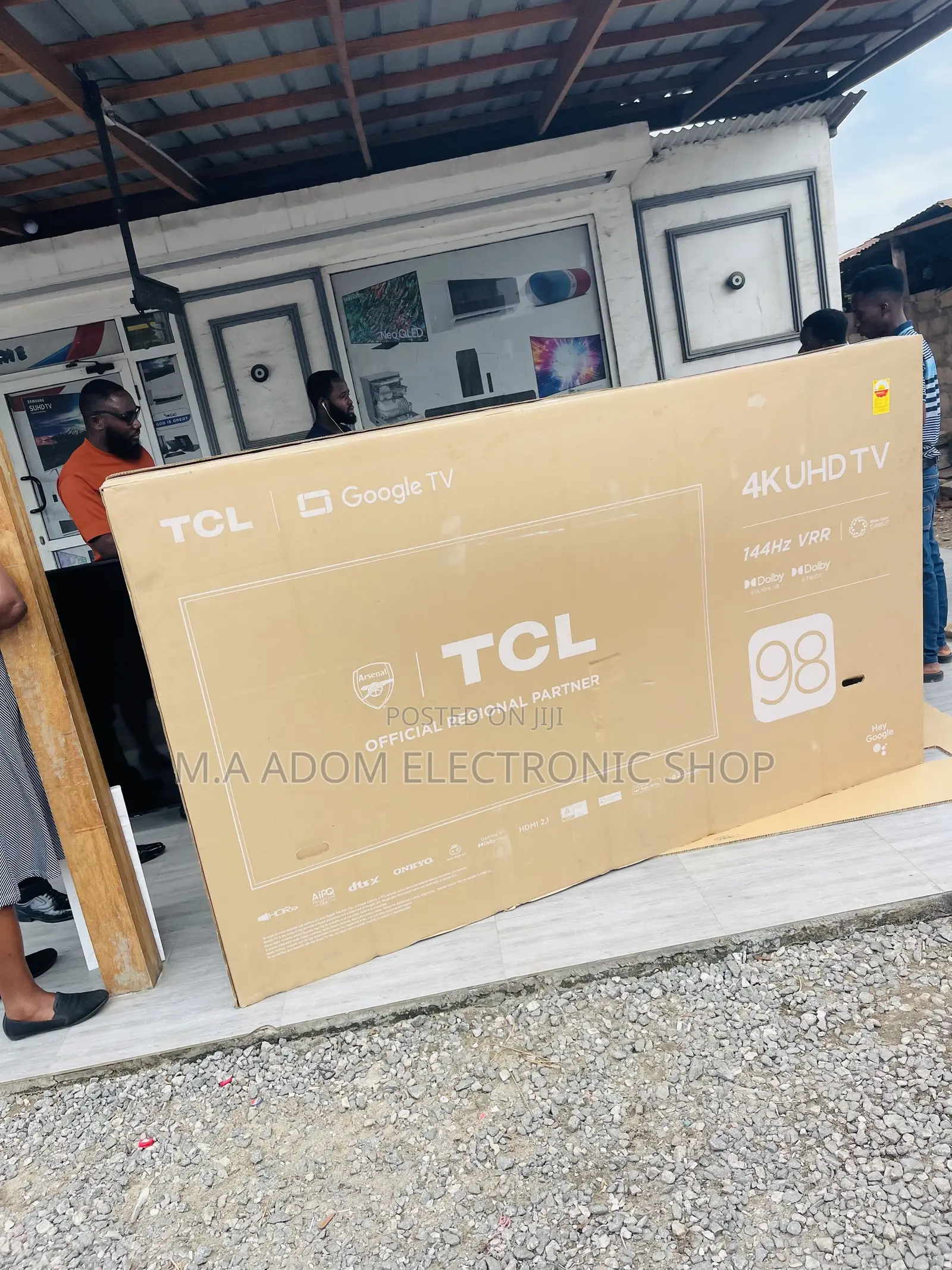 Original TCL 98P745 98 Inch Uhd Smart Android Television.