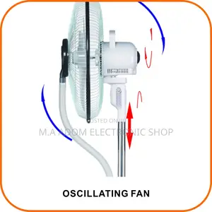 10hrs Clinette16”Solar Rechargeable Fan With Remote Control