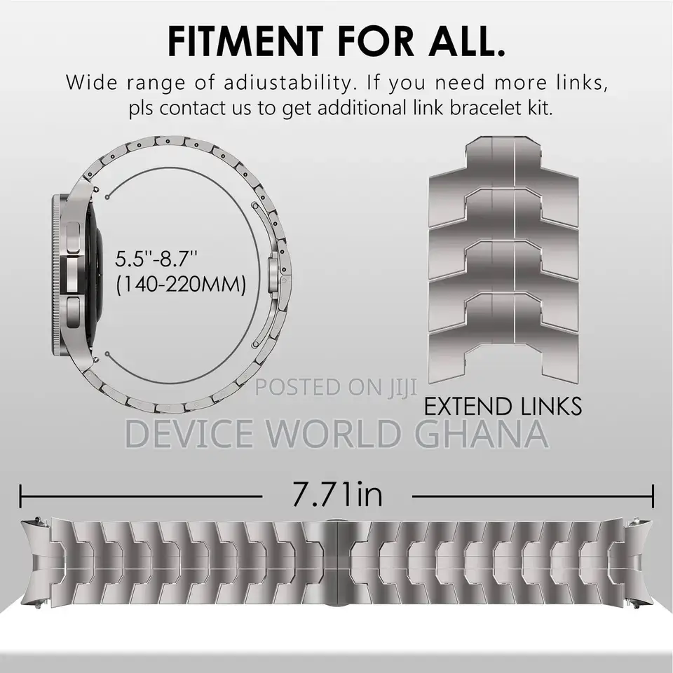 Kek Titanium Stainless Steel Strap 4 Samsung Watch 3 4 5 6 7