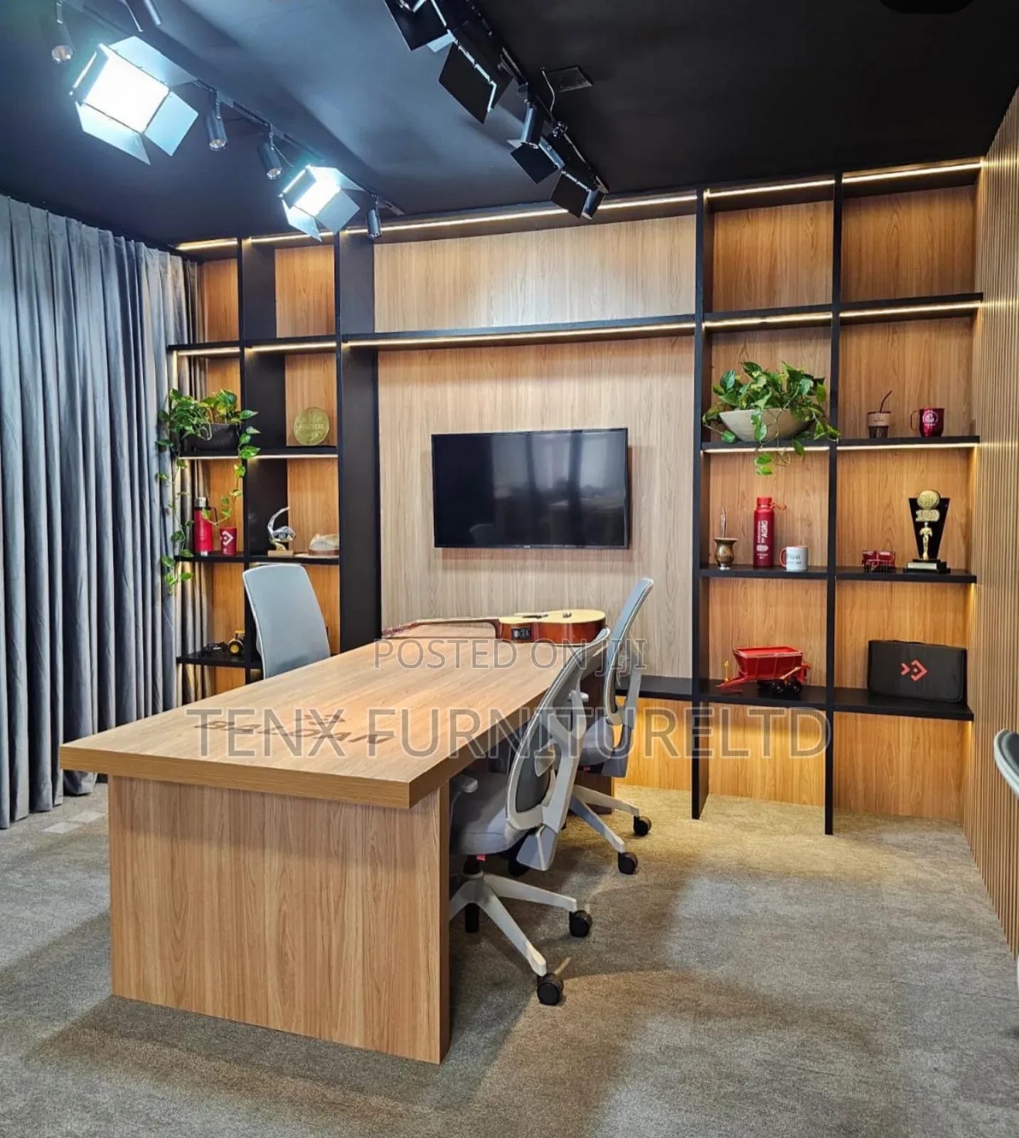 Office Set Up (Desk and Cabinet)