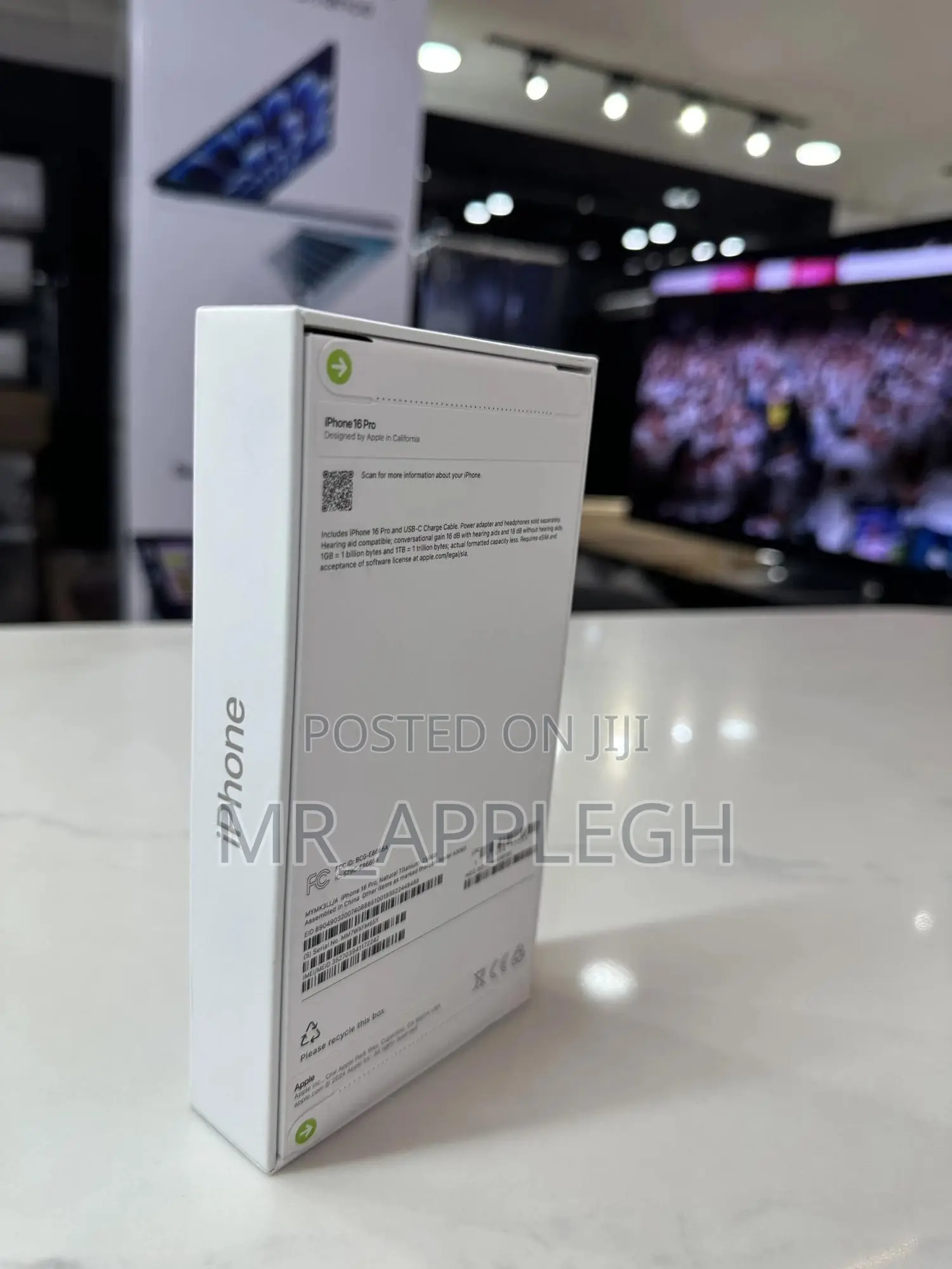 New Apple iPhone 16 Pro 256 GB White