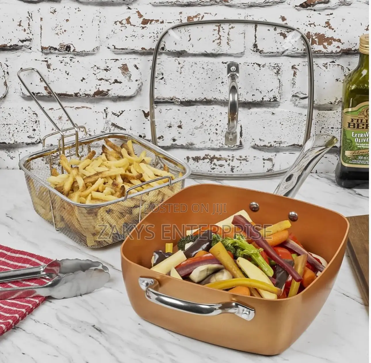 Copper Pan 4 in 1